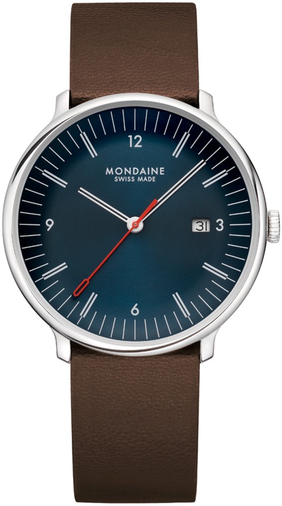 Doppio 41mm staal leer bruin