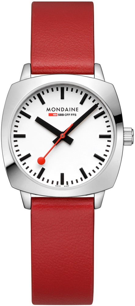 Mondaine MSL.31110.LCV Petite Cushion Unisex Horloge