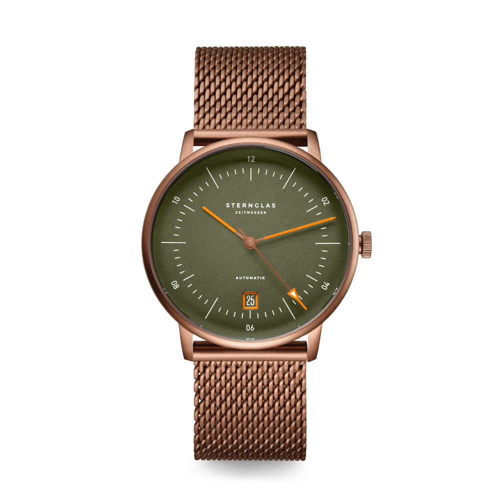 Sternglas S02-NAR19-MI11 NAOS AUTOMATIK Edition Bronze Heren Horloge