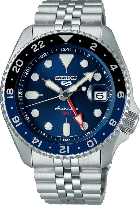 Seiko 5 Sports SSK003K1 GMT Heren Horloge