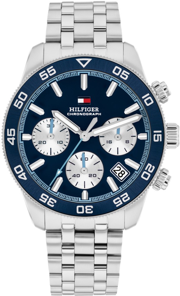 Tommy Hilfiger TH1710743 Horloge Heren Zilverkleurig 41mm