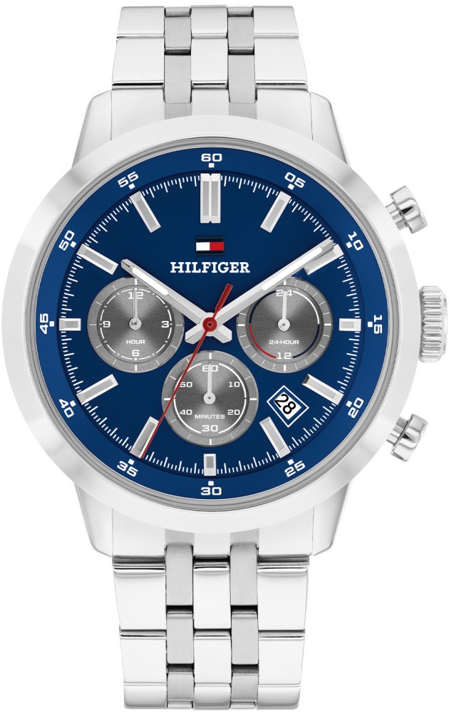 Tommy Hilfiger TH1710753 Horloge Heren Zilverkleurig 43mm