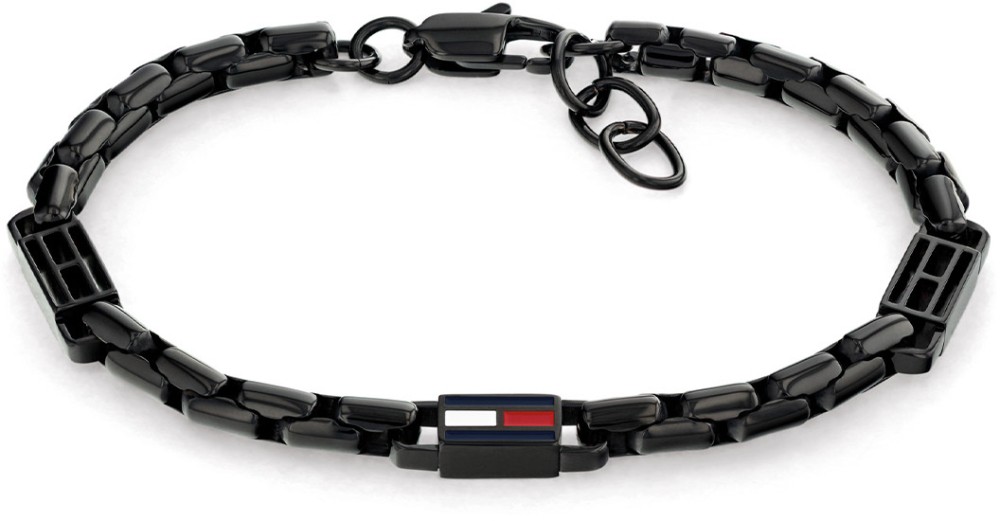 Tommy Hilfiger Jewels TJ2790676 Armband Heren 3D Flag Zw 19cm