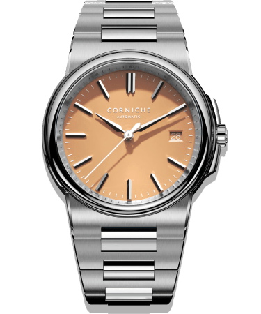 Corniche La Grande Automatic Heren Horloge - Salmon