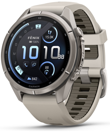 Garmin Fenix 9 Pro Connected - 43 mm AMOLED InReach Titanium Smartwatch 010-04335-81