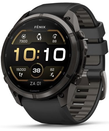 Garmin Fenix 9 Pro - 51 mm AMOLED Carbon gray DLC Titanium Smartwatch 010-04337-16
