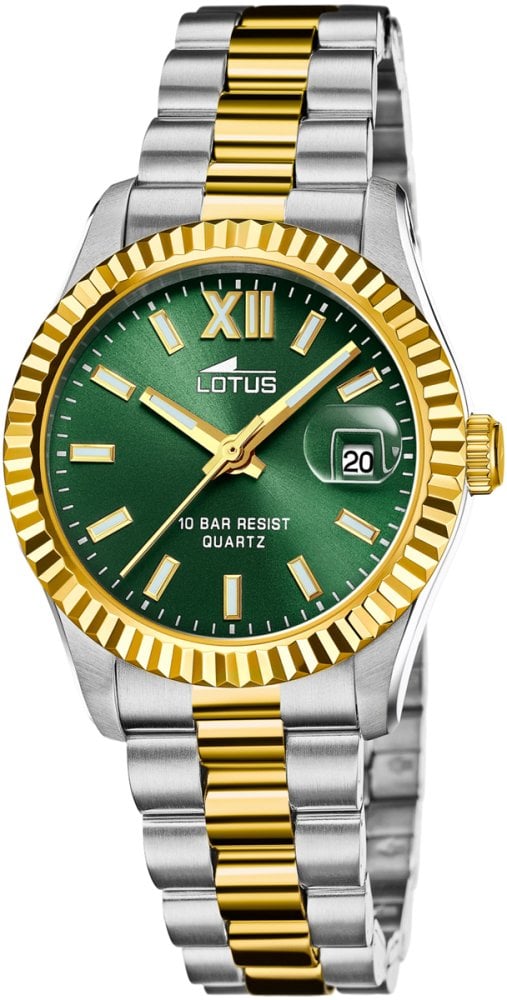 LOTUS WOMEN'S GREEN FREEDOM WATCH 18931/3