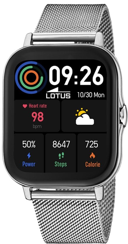 SMARTWATCH LOTUS 50044/1 STAINLESS STEEL 316L STRAP, BLUETOOTH, MEN