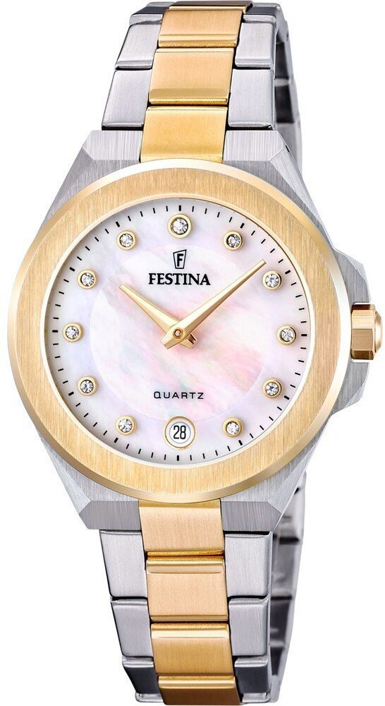 Festina F20702/1 Mademoiselle Dames Horloge Parelmoeren Wijzerplaat