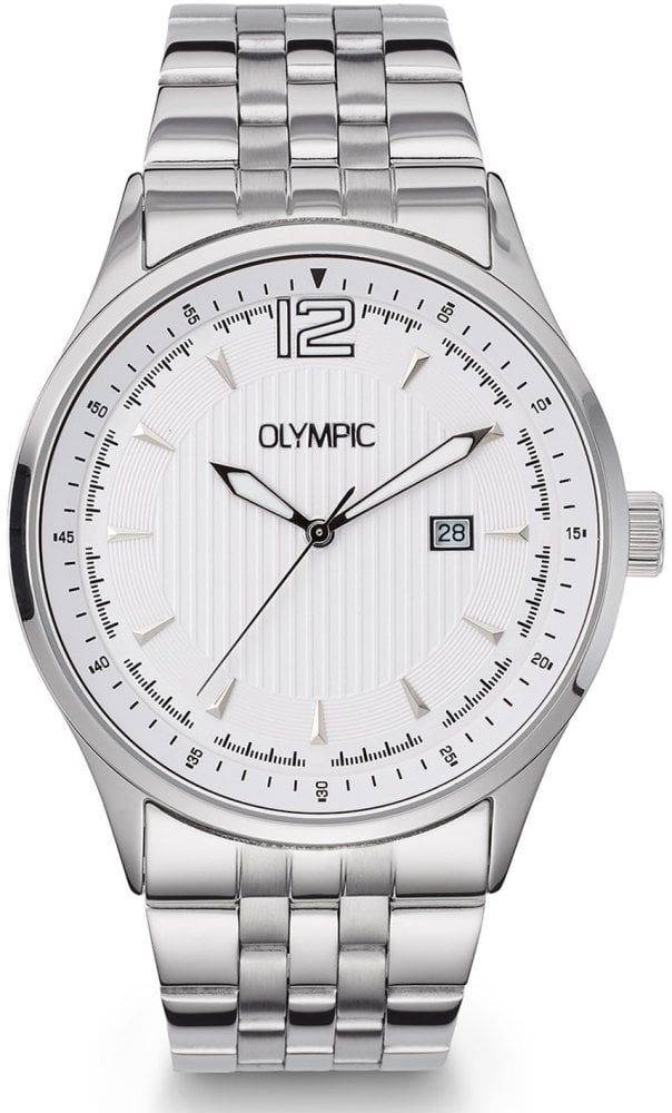 Olympic OL75HSS009 Senne Heren Horloge Zilverkleurig