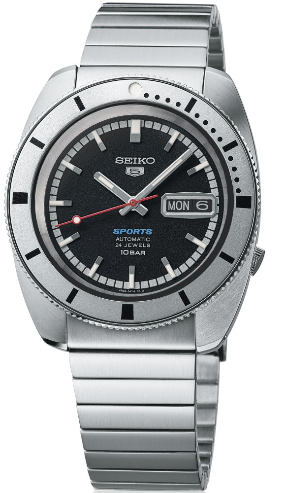 Seiko 5 Sports SRPL05K1 First Collection Re-Creation Limited Edition Heren Horloge - 9999 stuks
