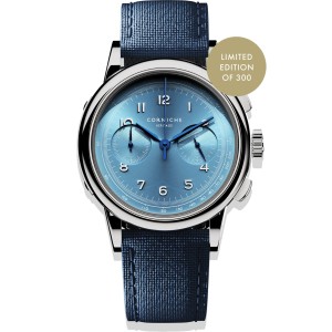Corniche Heritage Chronograph - Bluebird - Limited Edition 300 stuks